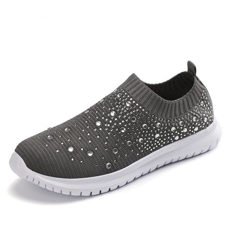 Baskets Femme Strass Palomin Savon