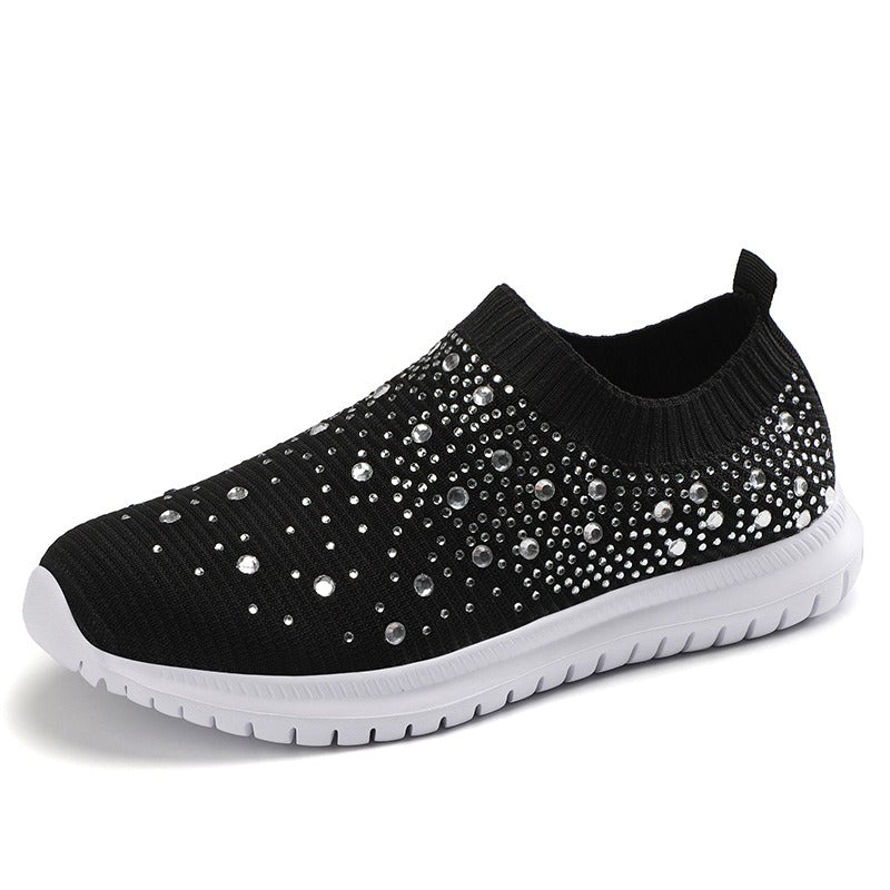 Baskets Femme Strass Palomin Savon
