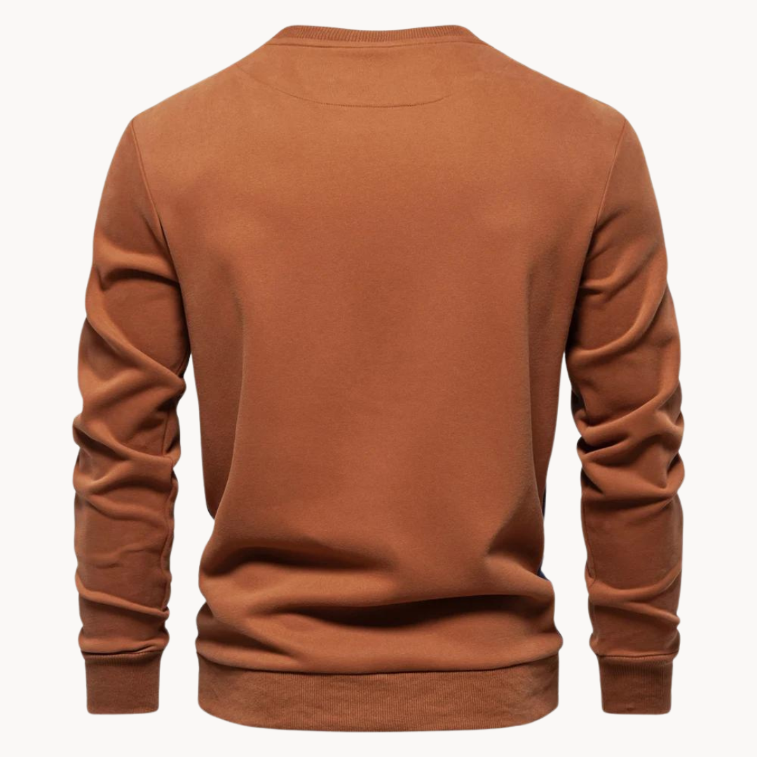 Arlo Button Mockneck Trui | Savon
