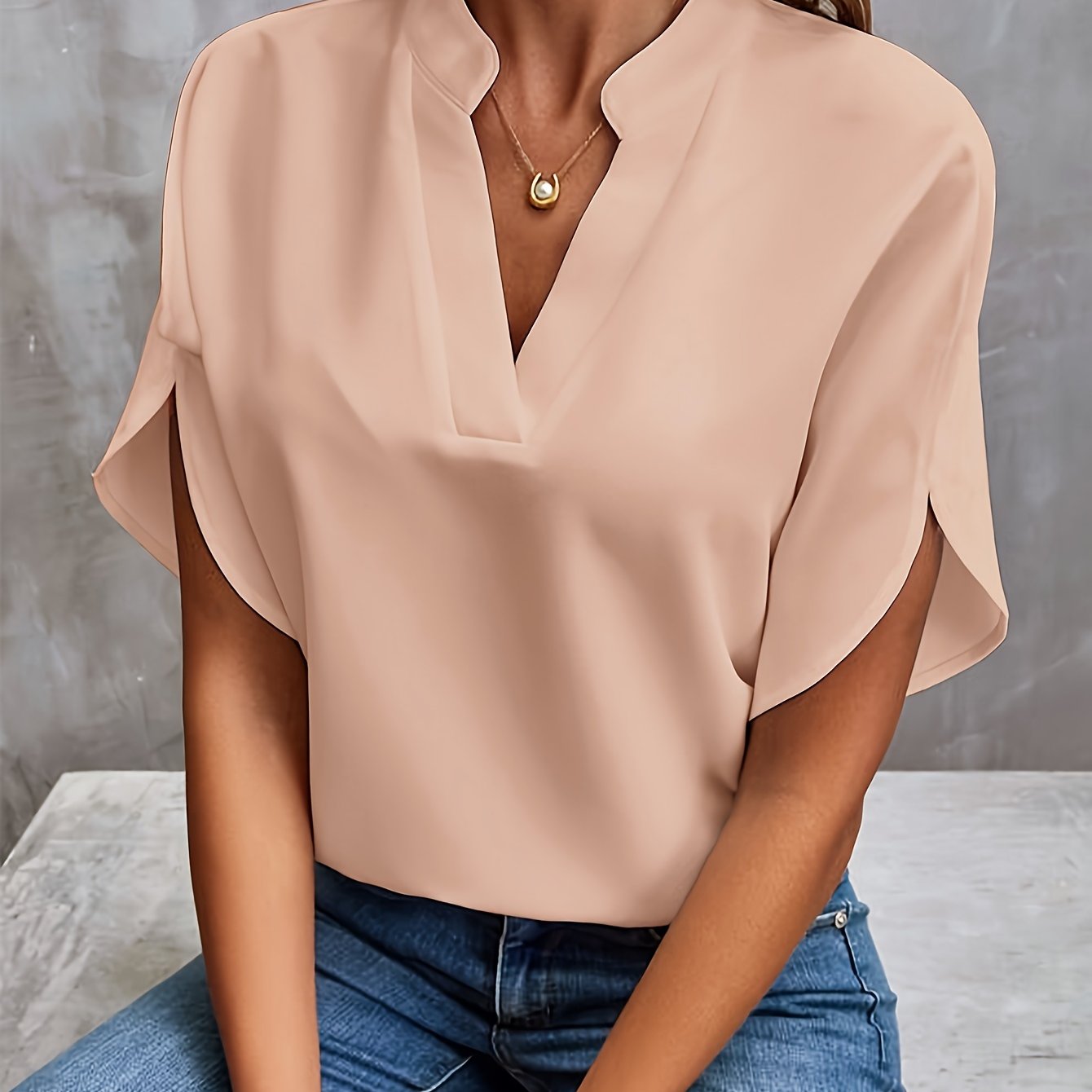 Beth Blouse met brede mouwen | Savon